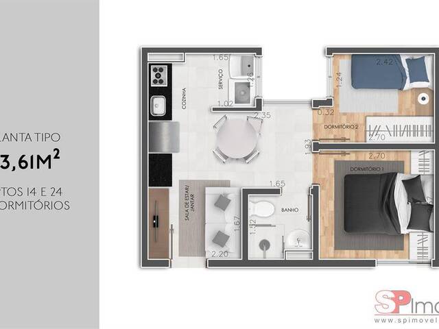 #729 - Apartamento para Venda em São Paulo - SP - 2